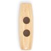 imageDritz 25mm Natural 6 Sustainable Wood Toggle Buttons 25 mm 6 Count41 mm