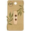 imageDritz 25mm Natural 6 Sustainable Wood Toggle Buttons 25 mm 6 Count41 mm