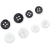 imageDritz Assorted 9 ampamp 11mm 20 pcs Shirt Buttons Count