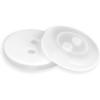 imageDritz Blouse White Pearl 11mm 20 pcs Shirt Buttons Count