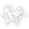 imageDritz Blouse White Pearl 11mm 20 pcs Shirt Buttons Count