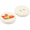 imageDritz Fox Natural 9 Recycled Cotton Buttons 15mm 58quot 9 CountNatural