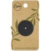 imageDritz Geometric Round 20mm Dark Blue 9 Recycled Hemp Buttons 20 mm 9 CountBlack