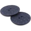 imageDritz Geometric Round 20mm Dark Blue 9 Recycled Hemp Buttons 20 mm 9 CountDark Blue