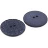 imageDritz Geometric Round 20mm Dark Blue 9 Recycled Hemp Buttons 20 mm 9 CountDark Blue