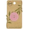 imageDritz Geometric Round 20mm Dark Blue 9 Recycled Hemp Buttons 20 mm 9 CountLight Pink