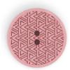 imageDritz Geometric Round 20mm Dark Blue 9 Recycled Hemp Buttons 20 mm 9 CountLight Pink