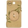 imageDritz Grain Round Light Brown 3 Sustainable Wood Buttons 30mm 1316quot 3 Count