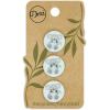 imageDritz Koala Light Green 9 Recycled Cotton Buttons 18mm 1116quot 9 CountLight Blue