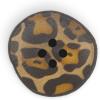 imageDritz Printed 23mm 6 Recycled Leather Buttons 23 mm BeigeCamel 6 Count23 mm