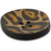 imageDritz Printed 23mm 6 Recycled Leather Buttons 23 mm BeigeCamel 6 Count30 mm