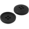 imageDritz Round 18mm BeigeCamel 9 Recycled Paper Buttons 18 mm 9 CountBlack
