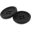 imageDritz Round 18mm BeigeCamel 9 Recycled Paper Buttons 18 mm 9 CountBlack