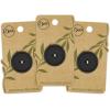 imageDritz Round 18mm BeigeCamel 9 Recycled Paper Buttons 18 mm 9 CountBlack