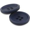 imageDritz Round 18mm BeigeCamel 9 Recycled Paper Buttons 18 mm 9 CountDark Blue