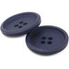 imageDritz Round 18mm BeigeCamel 9 Recycled Paper Buttons 18 mm 9 CountDark Blue