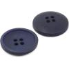 imageDritz Round 18mm BeigeCamel 9 Recycled Paper Buttons 18 mm 9 CountDark Blue