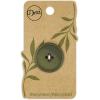 imageDritz Round 18mm BeigeCamel 9 Recycled Paper Buttons 18 mm 9 CountDark Olive
