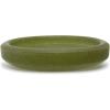 imageDritz Round 18mm BeigeCamel 9 Recycled Paper Buttons 18 mm 9 CountDark Olive