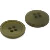 imageDritz Round 18mm BeigeCamel 9 Recycled Paper Buttons 18 mm 9 CountDark Olive