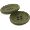 imageDritz Round 18mm BeigeCamel 9 Recycled Paper Buttons 18 mm 9 CountDark Olive