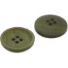 imageDritz Round 18mm BeigeCamel 9 Recycled Paper Buttons 18 mm 9 CountDark Olive