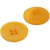 imageDritz Round 18mm BeigeCamel 9 Recycled Paper Buttons 18 mm 9 CountMustard
