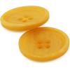 imageDritz Round 18mm BeigeCamel 9 Recycled Paper Buttons 18 mm 9 CountMustard