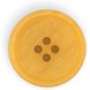 imageDritz Round 18mm BeigeCamel 9 Recycled Paper Buttons 18 mm 9 CountMustard