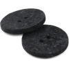 imageDritz Round 18mm Natural 9 Recycled Cotton Buttons 18 mm 9 CountBlack