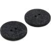 imageDritz Round 18mm Natural 9 Recycled Cotton Buttons 18 mm 9 CountBlack