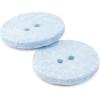 imageDritz Round 18mm Natural 9 Recycled Cotton Buttons 18 mm 9 CountLight Blue