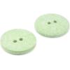imageDritz Round 18mm Natural 9 Recycled Cotton Buttons 18 mm 9 CountLight Green