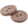 imageDritz Round 18mm Natural 9 Recycled Cotton Buttons 18 mm 9 CountMedium Brown