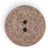 imageDritz Round 18mm Natural 9 Recycled Cotton Buttons 18 mm 9 CountMedium Brown