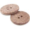 imageDritz Round 18mm Natural 9 Recycled Cotton Buttons 18 mm 9 CountMedium Brown