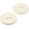 imageDritz Round 18mm Natural 9 Recycled Cotton Buttons 18 mm 9 CountNatural