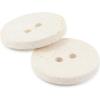 imageDritz Round 18mm Natural 9 Recycled Cotton Buttons 18 mm 9 CountNatural