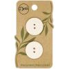 imageDritz Round 18mm Natural 9 Recycled Cotton Buttons 18 mm 9 CountNatural