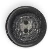 imageDritz Round 20mm Black 9 Recycled Hemp Buttons 20 mm 9 CountBlack