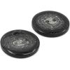 imageDritz Round 20mm Black 9 Recycled Hemp Buttons 20 mm 9 CountBlack