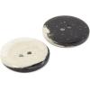 imageDritz Round 20mm Black 9 Recycled Hemp Buttons 20 mm 9 CountMulti