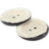 imageDritz Round 20mm Black 9 Recycled Hemp Buttons 20 mm 9 CountMulti