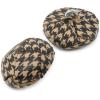 imageDritz Round 23mm 3 Recycled Leather Shank Buttons 23 mm Medium Brown 3 CountMulti