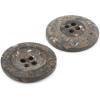 imageDritz Round 23mm 6 Recycled Coconut Buttons 23 mm Dark Brown 6 Count23 mm