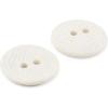 imageDritz Round 23mm Gray 6 Recycled Corozo Buttons 23 mm Light Grey 6 Count15 mm