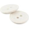 imageDritz Round 23mm Gray 6 Recycled Corozo Buttons 23 mm Light Grey 6 Count15 mm