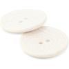 imageDritz Round 23mm Gray 6 Recycled Corozo Buttons 23 mm Light Grey 6 Count23 mm