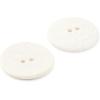 imageDritz Round 23mm Gray 6 Recycled Corozo Buttons 23 mm Light Grey 6 Count23 mm
