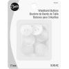 imageDritz White Pearl 17mm 15 pcs Waistband Buttons Count
